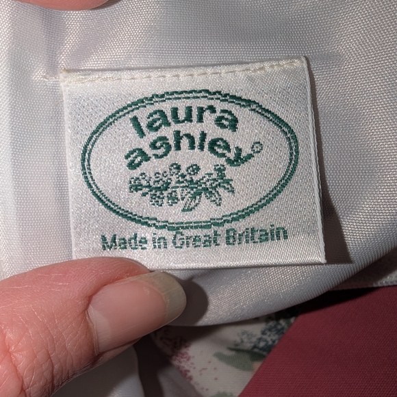 Vintage Laura Ashley Strapless Floral Midi Dress - Picture 6 of 10